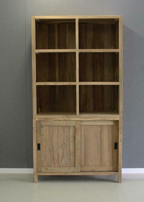 Teakhouten kast 107cm breed te koop bij Indoteak, Huis en Inrichting, Kasten | Overige, Nieuw, Ophalen