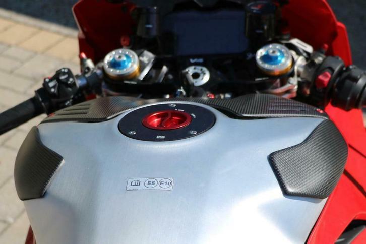 Benzinetank Sliders Carbon/Kevlar Panigale V4 CNC Racing, Motoren, Onderdelen | Ducati, Nieuw, Ophalen of Verzenden