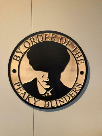 Peaky blinders bacardi wand decoratie wand borden 