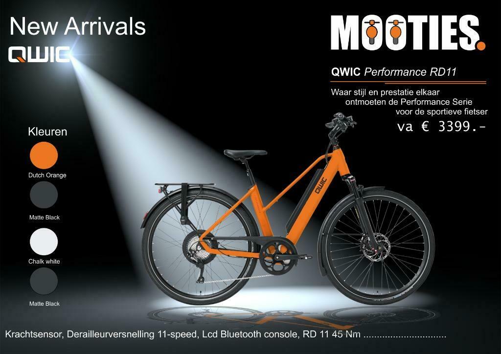 ≥ QWIC E-Bike Performance RD 11 Electrische Fiets va € 20.-p/m — Elektrische  fietsen — Marktplaats
