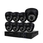 Beveiliging camera DVR Set 8 stuks + Gratis 500GB Geheugen, Audio, Tv en Foto, Videobewaking, Nieuw, Ophalen of Verzenden