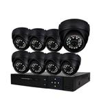 Beveiliging camera DVR Set 8 stuks + Gratis 500GB Geheugen, Ophalen of Verzenden, Nieuw