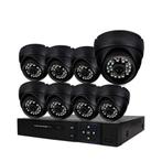 Beveiliging camera DVR Set 8 stuks + Gratis 500GB Geheugen, Audio, Tv en Foto, Nieuw, Ophalen of Verzenden