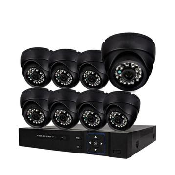 Beveiliging camera DVR Set 8 stuks + Gratis 500GB Geheugen beschikbaar voor biedingen