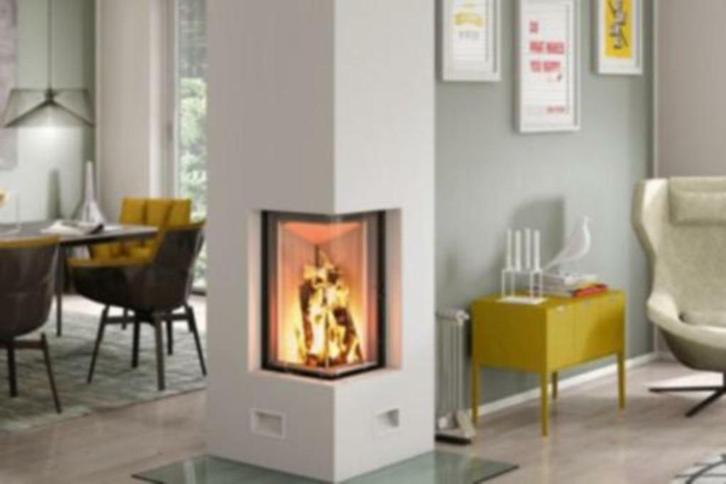 Spartherm Arte 2L/Rh-66-4S-2 inbouw hoekhaard houtkachel, Huis en Inrichting, Kachels, Nieuw, Inbouw, Hout