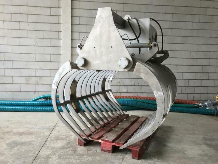 Hydraulische Grijper  RVS Grijper, Zakelijke goederen, Machines en Bouw | Industrie en Techniek, Ophalen