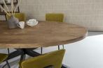 Ovale eettafel tafel ovaal mangohout 160x90 180x90 VOORRAAD!