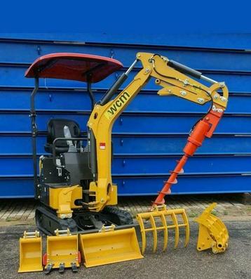 minigraver wcm graafmachine smalspoor 1.2 ton   beschikbaar voor biedingen