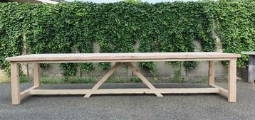 lange tafel 300 -320 - 340 - 360 - 370 - 400 - 450 - 500cm beschikbaar voor biedingen