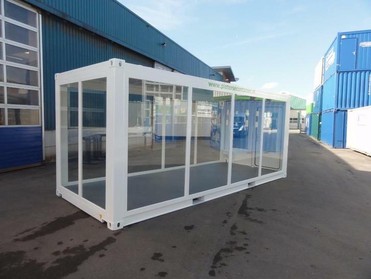 Showroom container huren!, Zakelijke goederen, Machines en Bouw | Keten en Containers, Ophalen