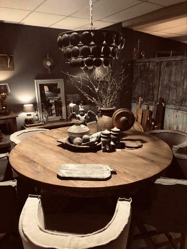 Landelijk industrieel woonwinkel webwinkel ‘t Jagershuis, Huis en Inrichting, Tafels | Sidetables, Nieuw, 25 tot 50 cm, Rechthoekig