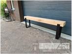 Sidetable industrieel EIKEN BALKEN MET STAAL!, Huis en Inrichting, Tafels | Sidetables, Eikenhout, Info@hout-art.nl, Nieuw, Ophalen of Verzenden