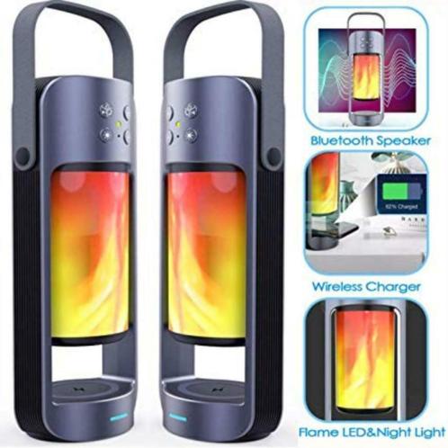 Alpha LED Bluetooth speaker set met draadloze oplader, Audio, Tv en Foto, Luidsprekers, Nieuw, Front, Rear of Stereo speakers