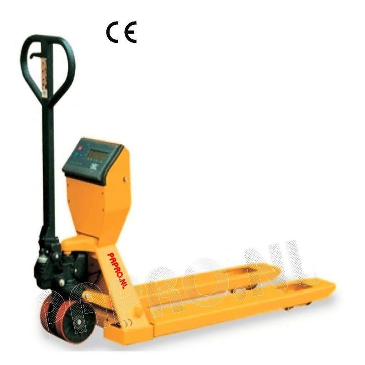 Weegpompwagen wegende weeg pompwagen, Zakelijke goederen, Machines en Bouw | Heftrucks en Intern transport, Palletwagen, Handmatig