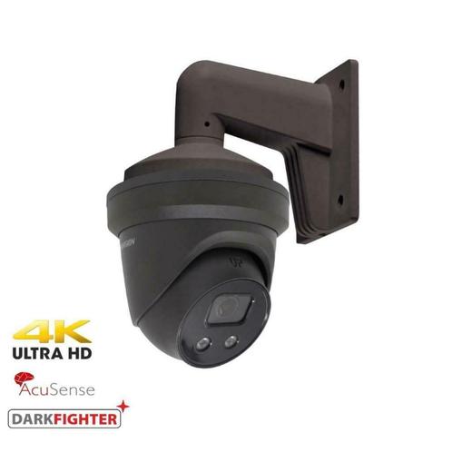 8MP Darkfighter AcuSense Hikvision IP PoE camera (Black), Audio, Tv en Foto, Videobewaking, Nieuw, Ophalen of Verzenden