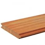 Damwand hardhout 30x185mm Angelim Vermelho, Nieuw, Ophalen of Verzenden, Hardhout, Planken