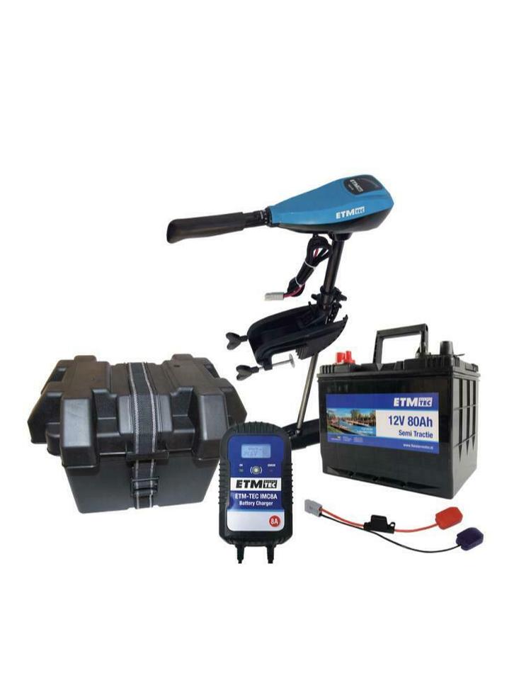 ETM-TEC fluistermotor set !Nu op voorraad bij CastMarine !, Watersport en Boten, Buiten- en Binnenboordmotoren, Nieuw, Overige brandstoffen