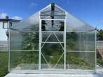 Broeikas  Robuust EH 4m x 4,1m 6mm Polyplaten, Staal, Polycarbonaat, Verzenden, Kweekkas