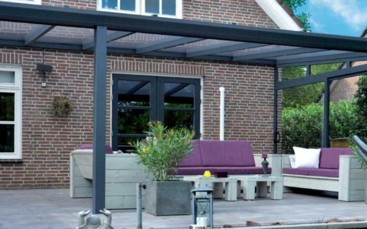 TOPLINE ALUXE - Laagste Prijsgarantie - Glasoverkapping, Tuin en Terras, Overkappingen, Nieuw, Veranda, Ophalen