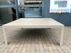 Metaform Salontafel Taupe Design Tafel 1 x 1 H36, Huis en Inrichting, Tafels | Salontafels, Design, Ophalen of Verzenden