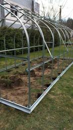 Tunnelkas Iris 2,5 x 8m (20m²) 4mm polycarbonaat, Staal, Polycarbonaat, Verzenden, Kweekkas