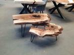 Salontafels | boomstamtafel | bijzettafels op voorraad, Huis en Inrichting, 50 tot 100 cm, Minder dan 50 cm, Nieuw, Rond