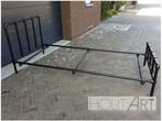 Bed frame zwarte steigerbuis, 90 cm, Eenpersoons, Nieuw, Ophalen of Verzenden