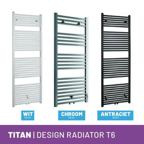 Aanbieding! TITAN Design Radiatoren WIT, CHROOM & Antraciet, Doe-het-zelf en Verbouw, Verwarming en Radiatoren, Nieuw, Radiator