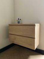 Eiken badkamermeubel volledig op maat | Robuust Interieur, 100 tot 150 cm, Nieuw, Ophalen of Verzenden, Minder dan 100 cm