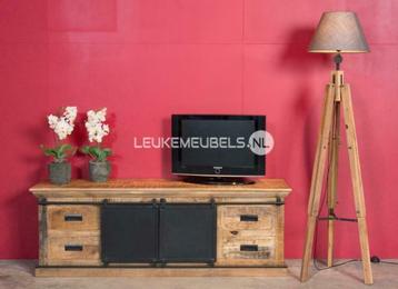 Tv meubel Emma Mangohout 120 t/m 240 cm, GRATIS BEZORGING!! beschikbaar voor biedingen