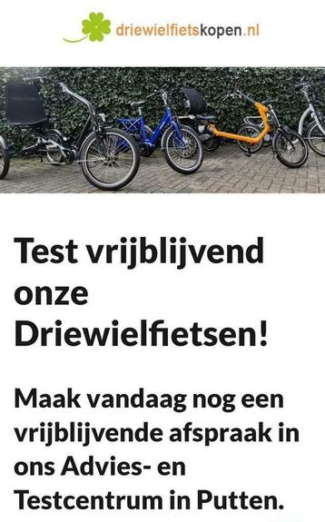 DRIEWIELFIETSEN van Raam en Huka- Nieuw en Gebruikt  beschikbaar voor biedingen