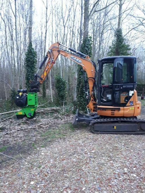 Stobbenfrezen/stronk verwijderen grondwerk minikraan dumper, Diensten en Vakmensen, Tuinmannen en Stratenmakers, Bestrating, Hekwerk of Schuttingen