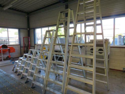 trap trappen dubbel beloopbaar met beugel diverse soorten, Doe-het-zelf en Verbouw, Ladders en Trappen, Nieuw, Trap, Minder dan 2 meter