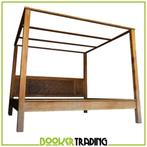 tuinbank loungebank overkapt {IBIZA design] teakhout UNIEK!, Ophalen of Verzenden, Nieuw, Hardhout