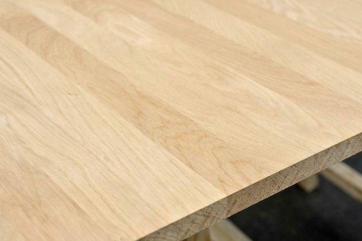 Massief eiken panelen 2, 4 of 5 cm dikte A-kwaliteit planken, Doe-het-zelf en Verbouw, Platen en Panelen, Nieuw, Hout, 20 tot 50 mm