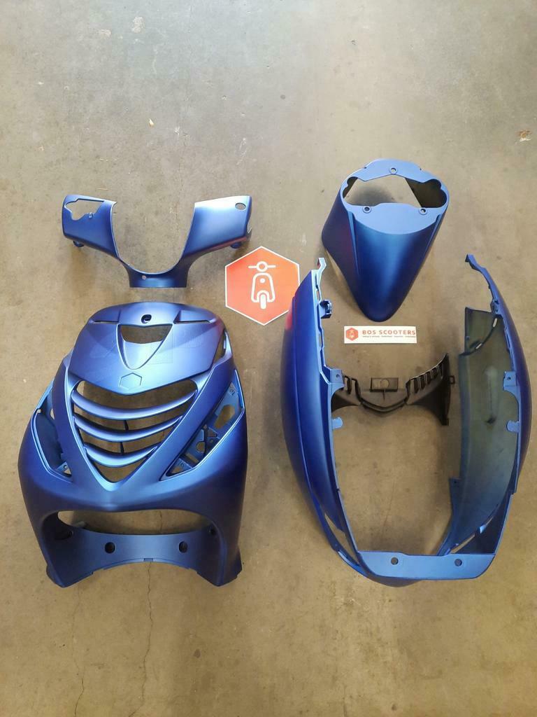 ≥ Piaggio Zip Sp kappenset 6-delig BMW M45 Mat Blauw NIEUW —  Brommeronderdelen | Scooters — Marktplaats