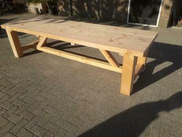 robuuste douglas tuintafel 310x97x76 cm maatwerk mogelijk beschikbaar voor biedingen