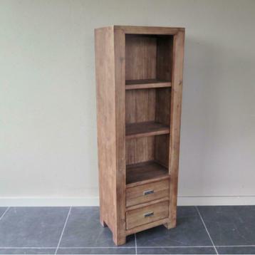 Boekenkast, massief eikenhout beschikbaar voor biedingen