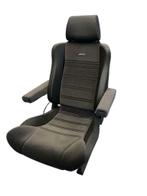 ASS Autostoel 603 - Antraciet Velours Stof / Zwart Leder