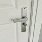 #3 Design RVS look deurklink op schild met WC-slot, Ophalen of Verzenden, Nieuw