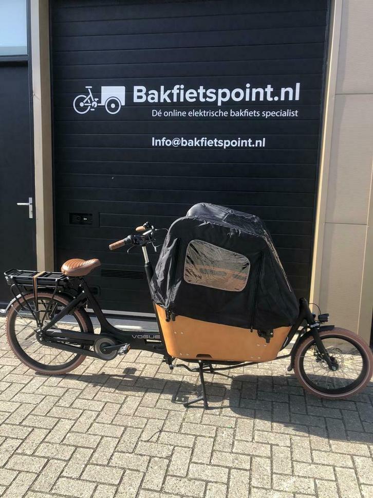 Vogue carry 2 elektrische bakfiets ! Weer volop voorraad!!, Fietsen en Brommers, Fietsen | Bakfietsen, Nieuw, Overige merken, 4 kinderen of meer
