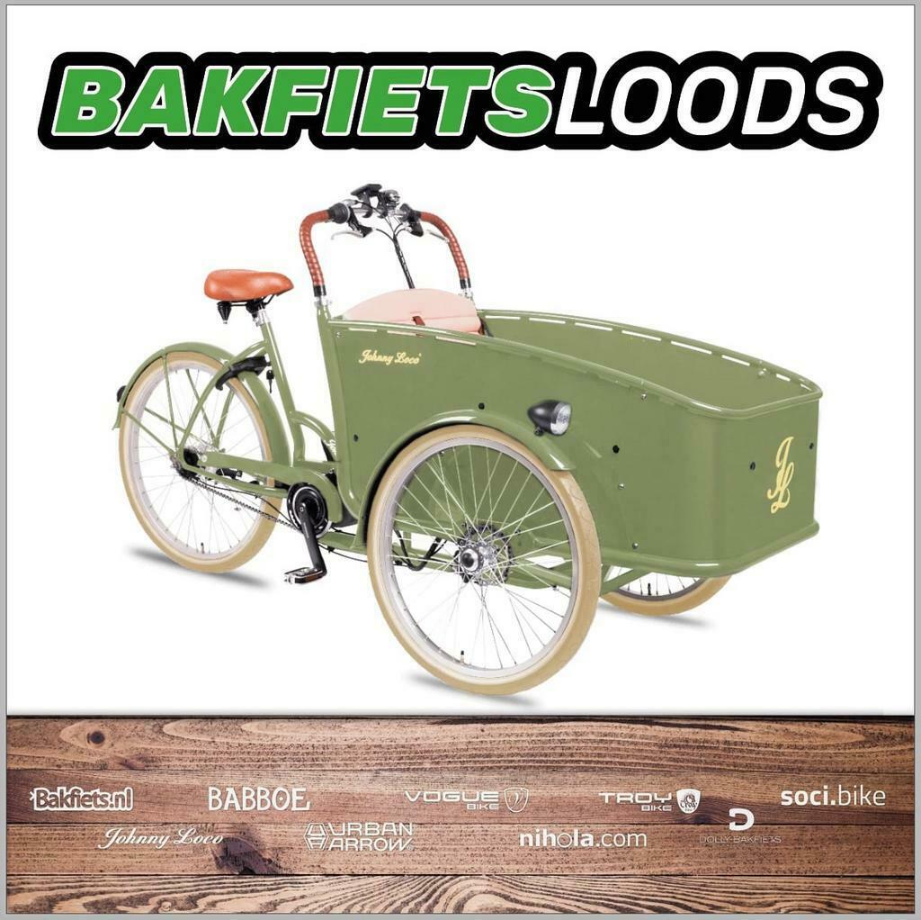 ≥ Elektrische Johnny Loco bakfiets Bafang div.kleuren GARANTIE — Fietsen |  Bakfietsen — Marktplaats