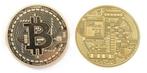 Gratis Bitcoin munt bij Oostenrijkse Crypto postzegels.