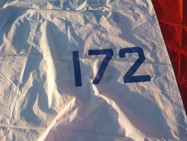 grootzeil, Watersport en Boten, Zeilen en Zeiltoebehoren, Gebruikt, Spinnaker, Minder dan 15 m², 6 meter of meer, Ophalen of Verzenden