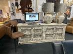 Dressoir Merano vintage India 213cm direct leverbaar, Ophalen of Verzenden, Nieuw, Overige houtsoorten, 200 cm of meer