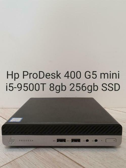 Als nieuw: Hp ProDesk 400 G5 mini i5-9500T 8gb ram 256gb SSD, Computers en Software, Desktop Pc's, Zo goed als nieuw, 2 tot 3 Ghz
