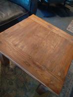 Hoek tafel oud teak 70x70 dengkleh, Ophalen of Verzenden, Nieuw