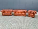 NIEUW Chesterfield 3+2+1 bankstel + GRATIS BEZORGING, Huis en Inrichting, Nieuw, Chesterfield, Leer, Ophalen of Verzenden