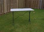 Rechthoekige marmer tafel met gietijzer onderstel tafels, Overige materialen, 100 tot 150 cm, Nieuw, Rechthoekig