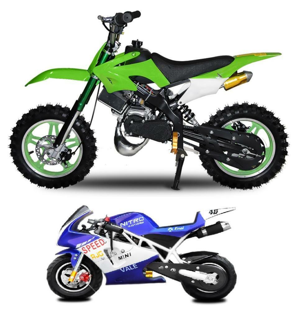 Te voet vers geweer ≥ minibike minicrosser mini dirtbike pocket 49cc dirt bike — Minibikes,  Midibikes en Pitbikes — Marktplaats